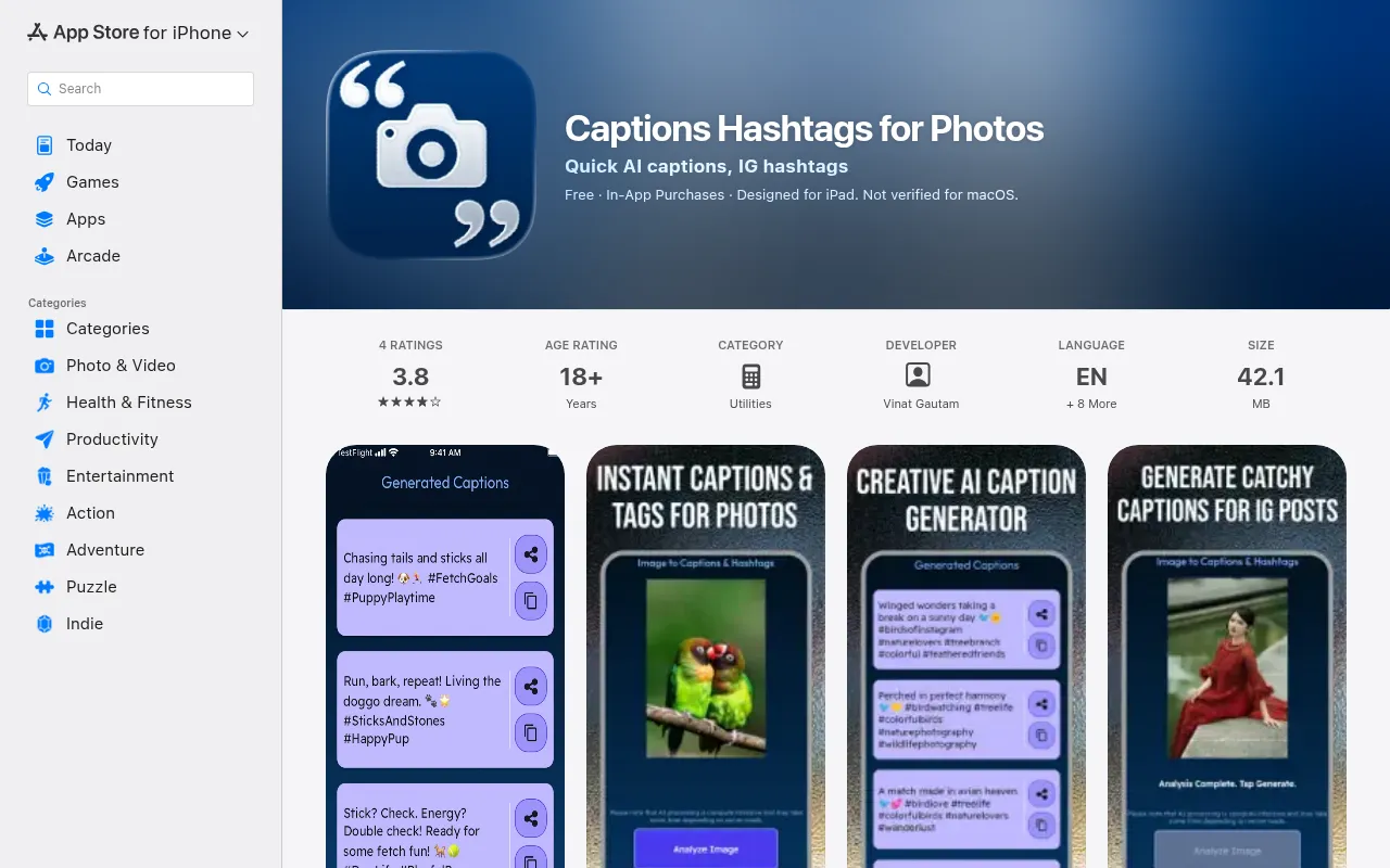 AI Image to Caption Generator feature image