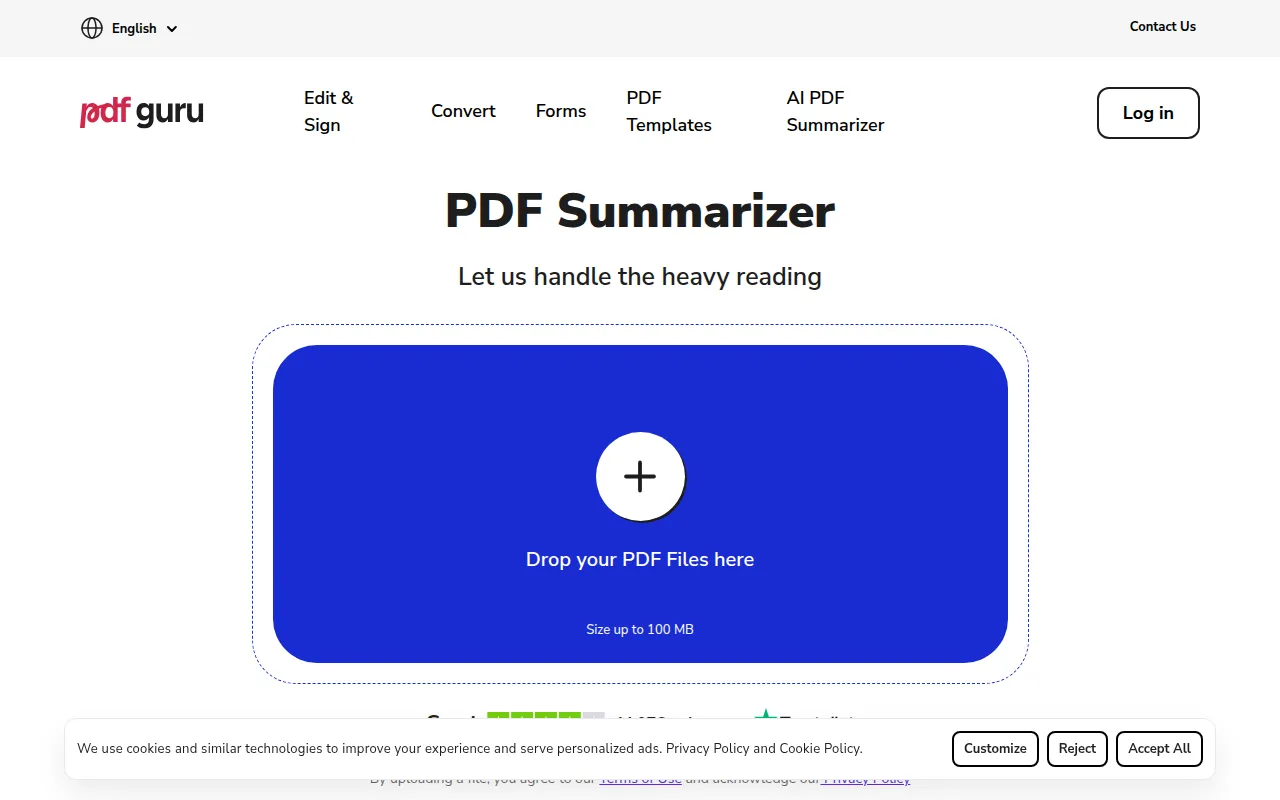 AI PDF Summarizer by PDF Guru feature image