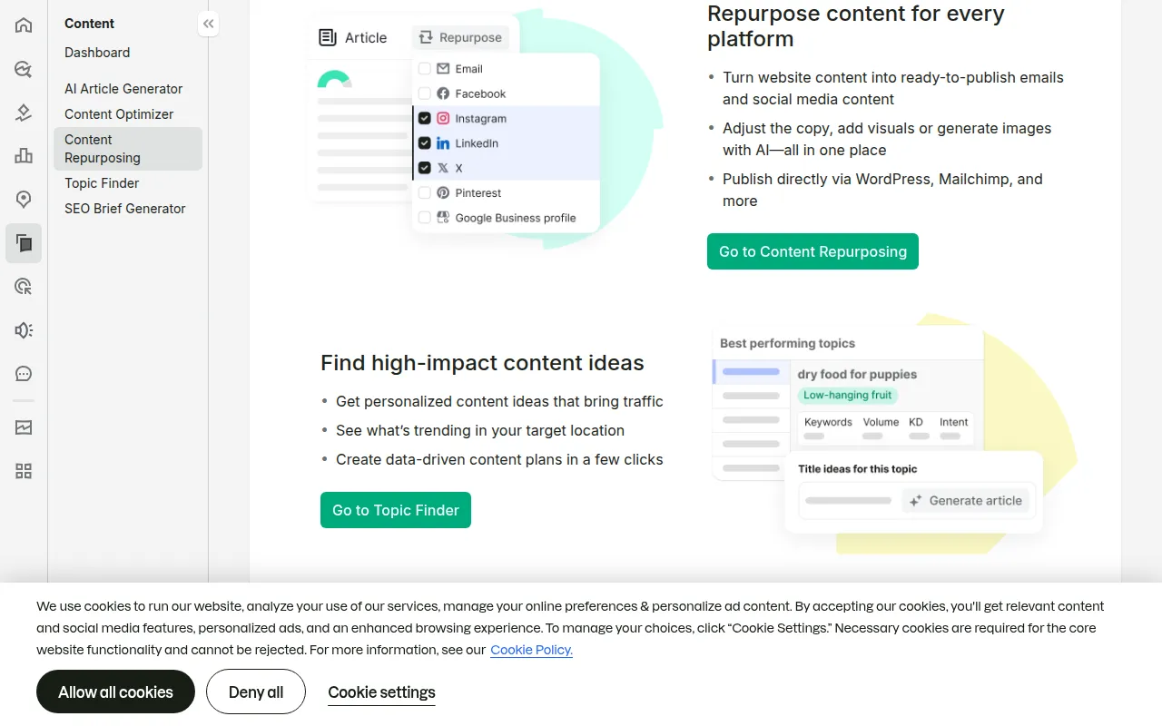 AI Social Media Post Generator feature image