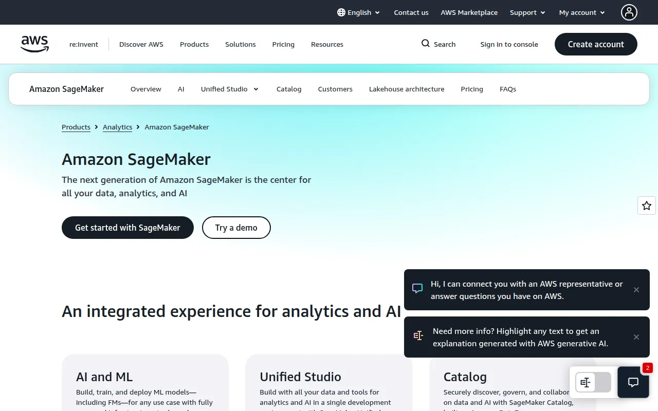 Amazon Sage Maker feature image