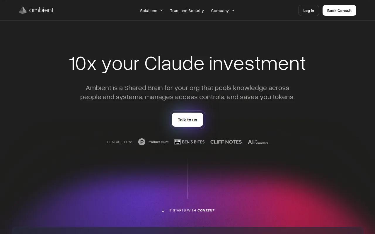 Ambient feature image