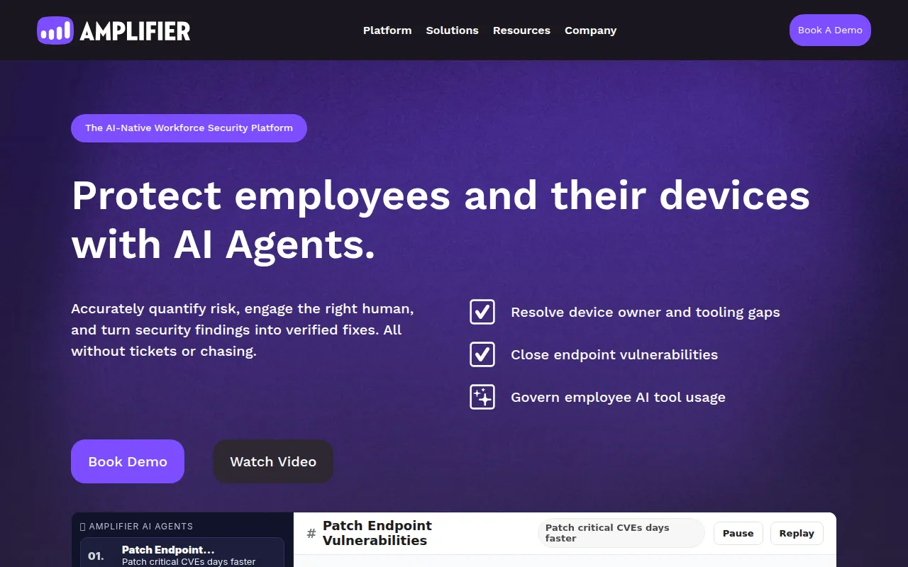 Amplifier Security feature image
