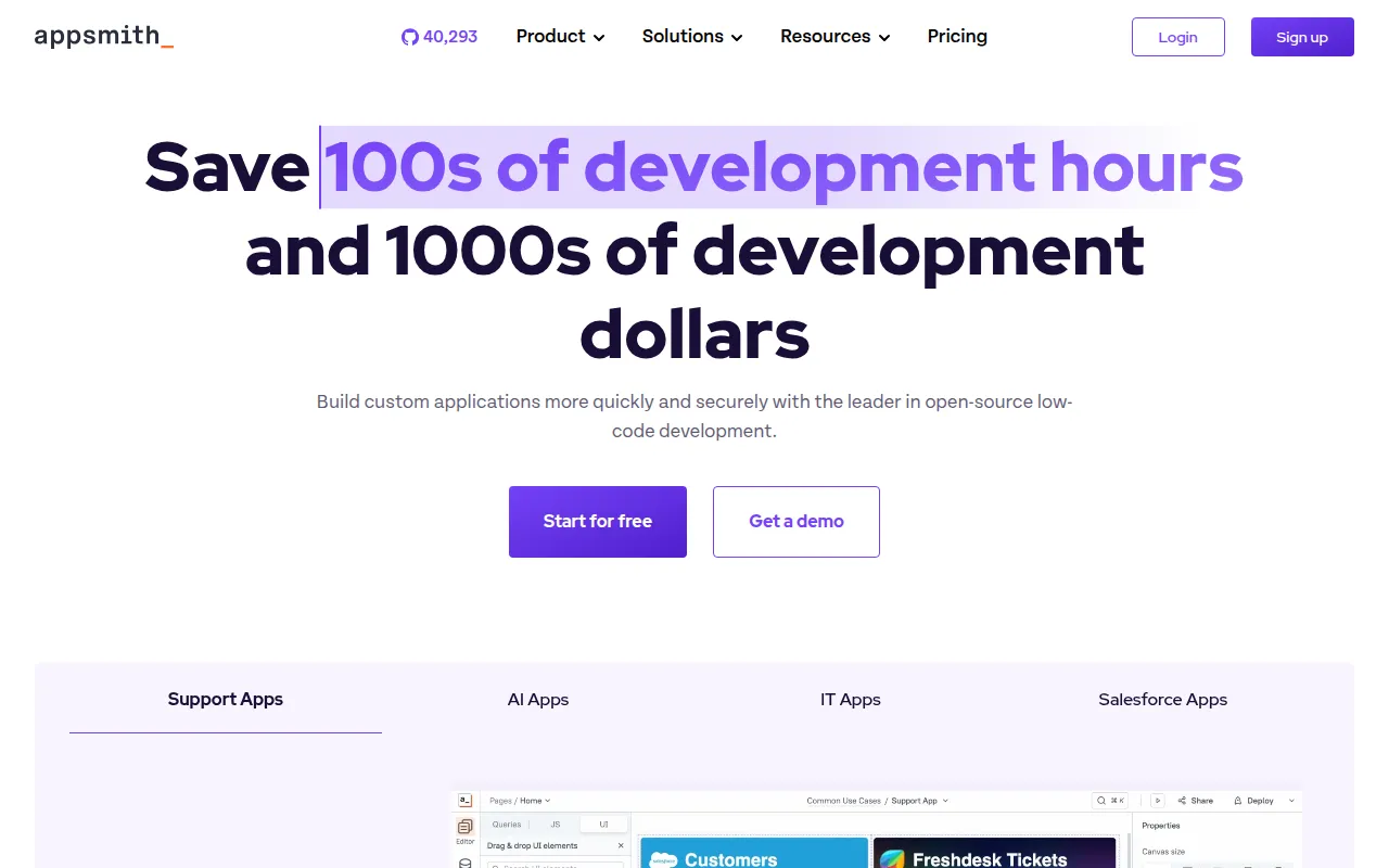 Appsmith AI feature image