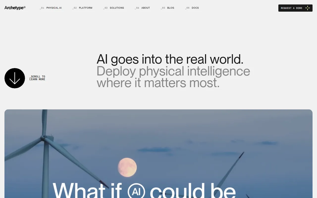 Archetype AI feature image