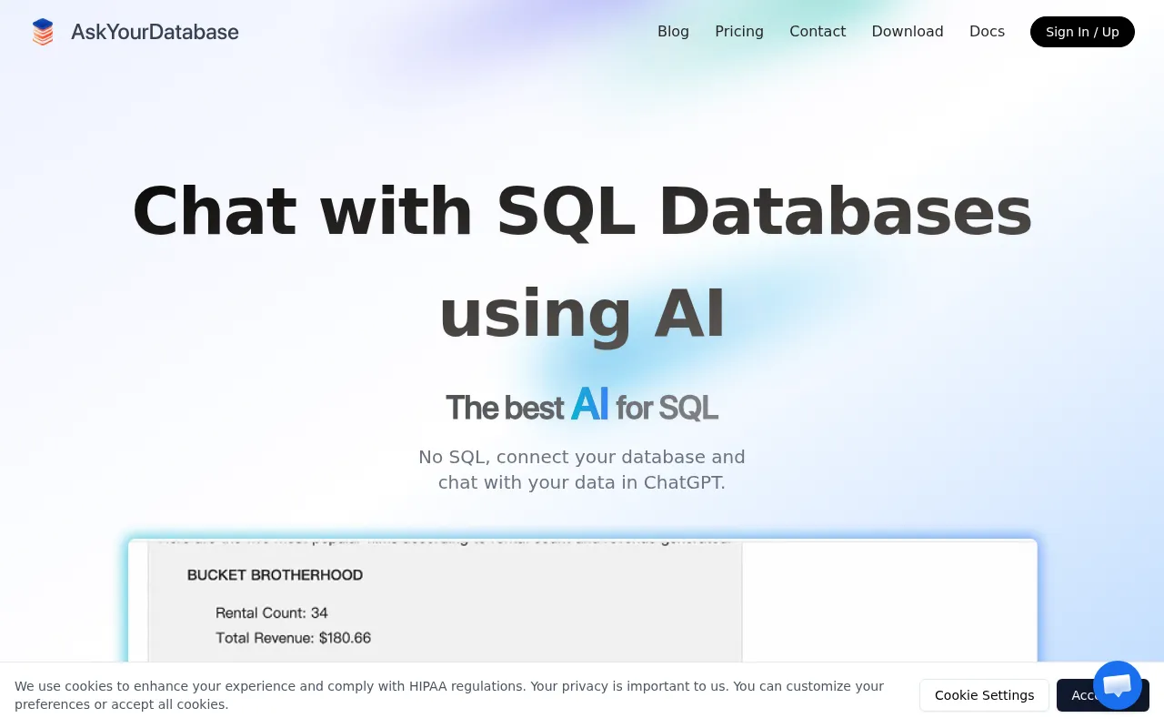 AskYourDatabase feature image