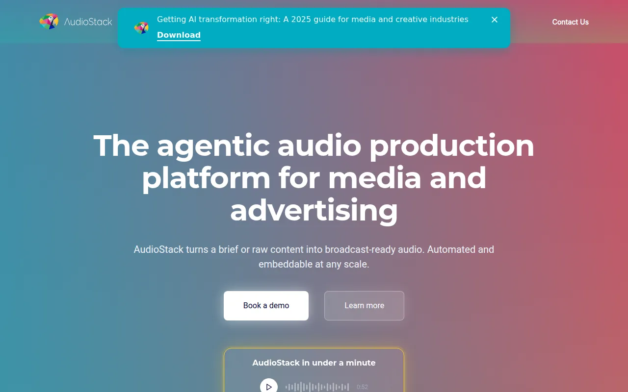 AudioStack feature image