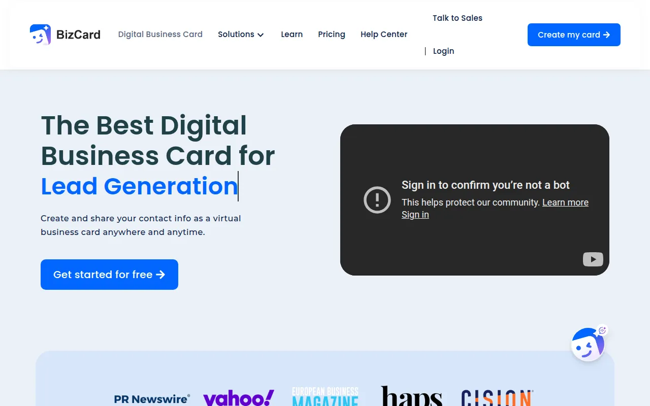 BizCard feature image