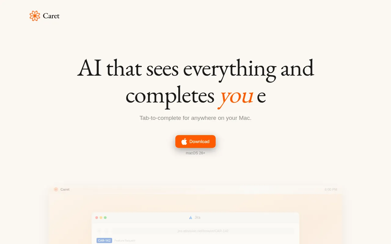 Caret feature image