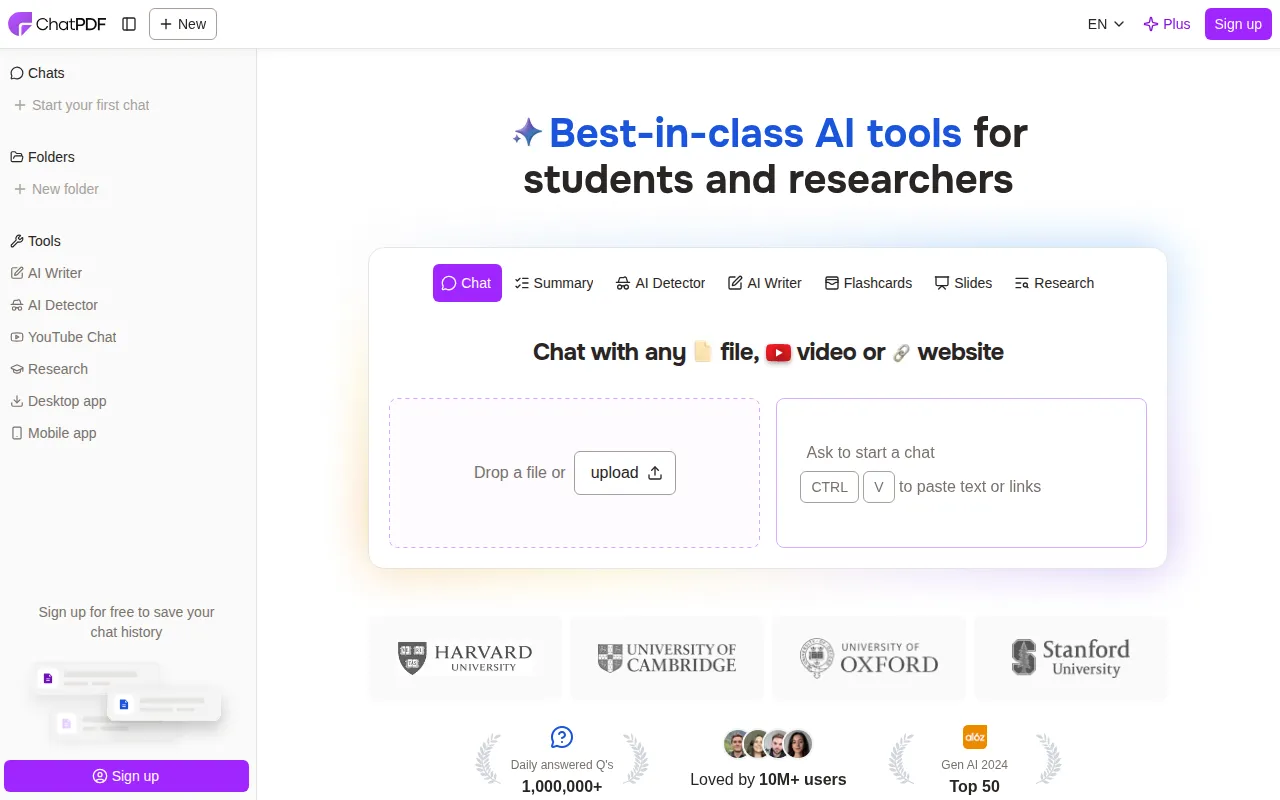ChatPDF feature image