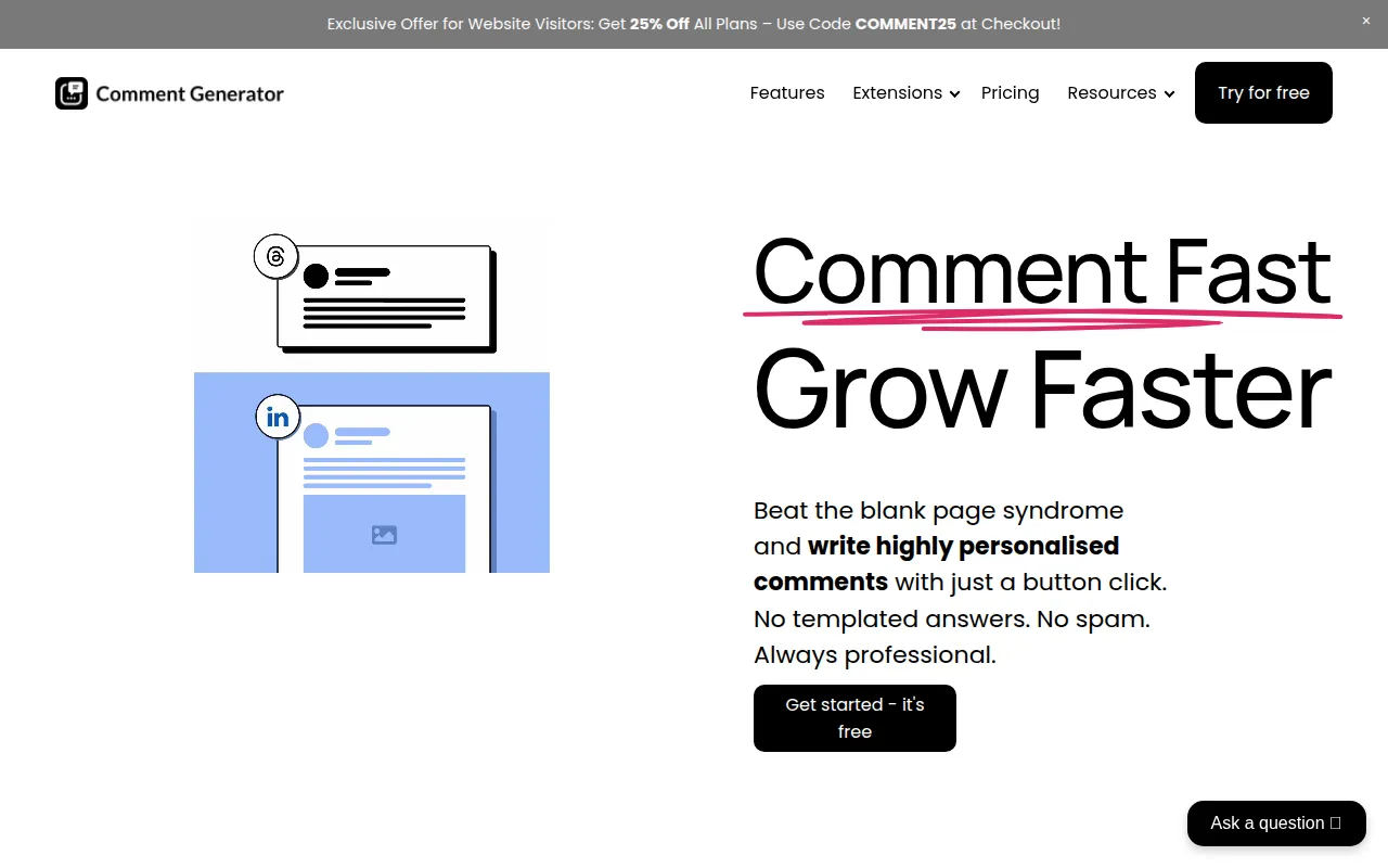 Comment Generator feature image