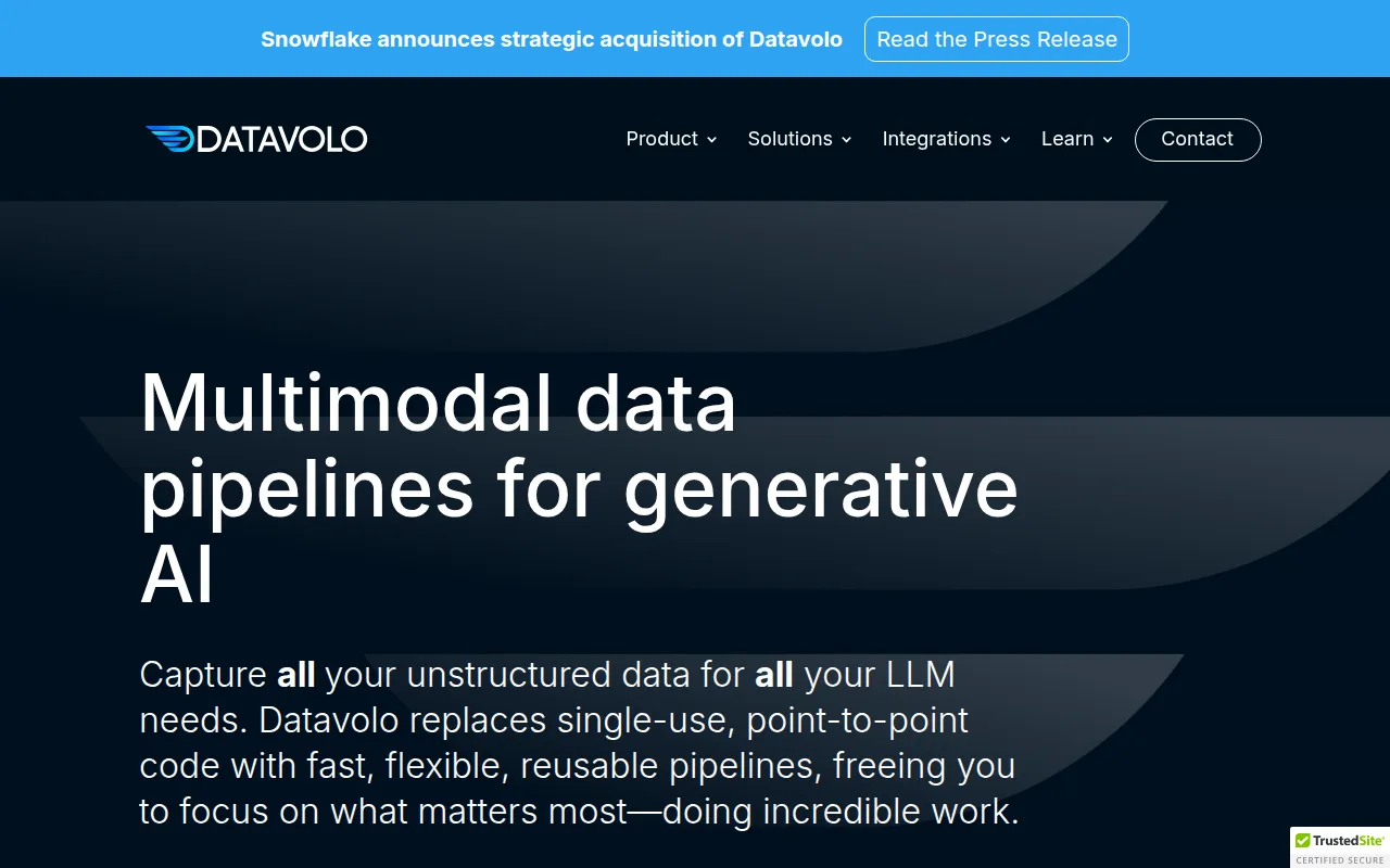 Datavolo feature image
