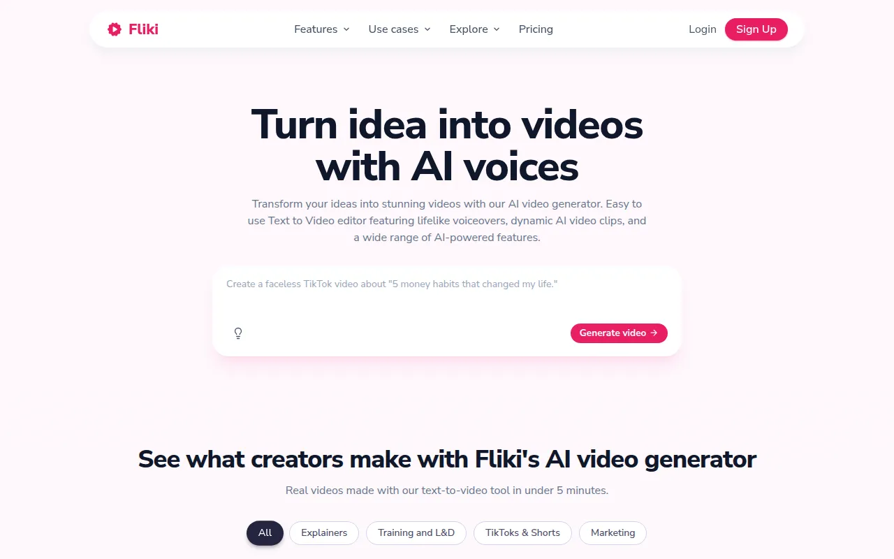 Fliki feature image