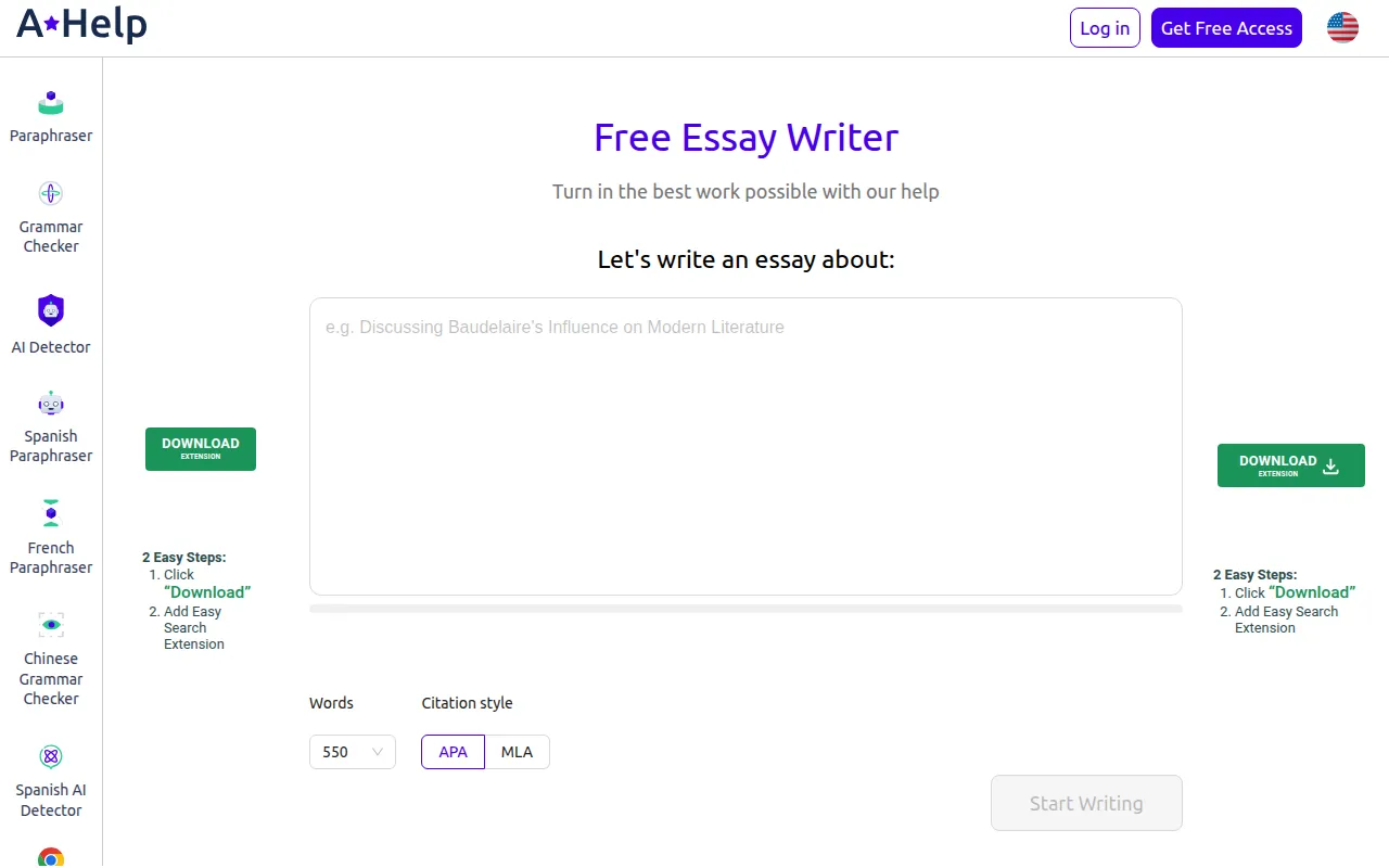 Free AI Essay Writer feature image