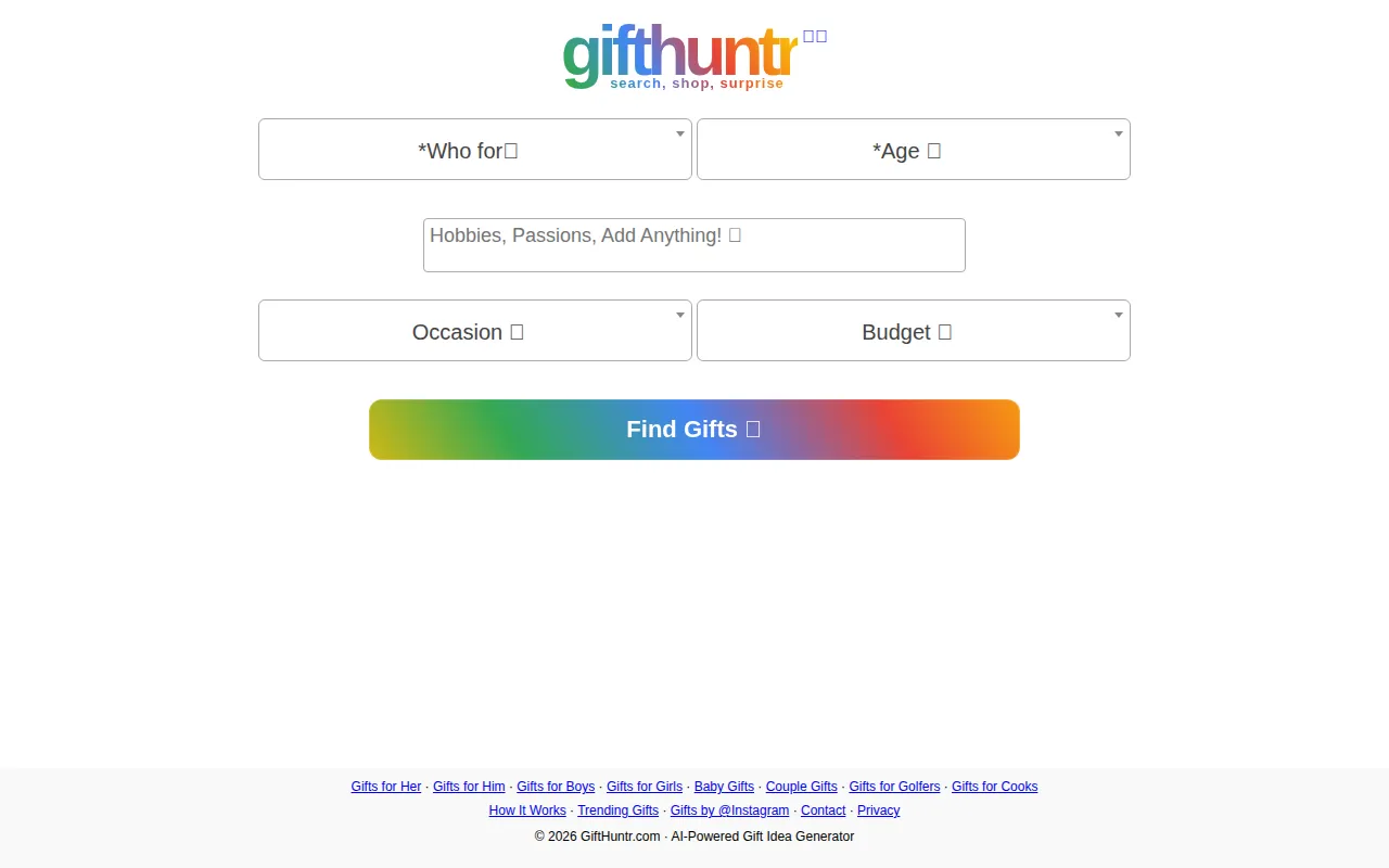 GiftHuntr feature image